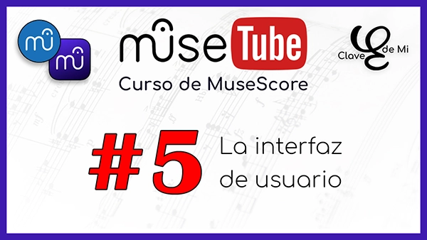 Interfaz de usuario en MuseScore