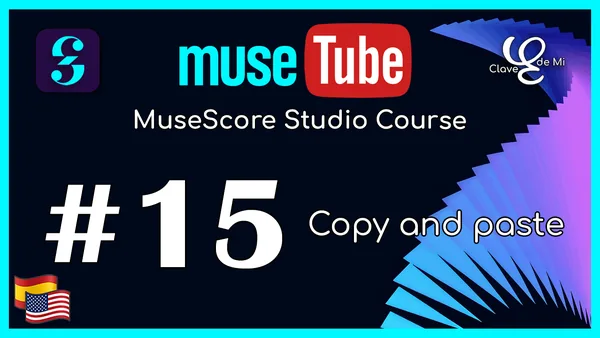 Copiar y pegar en MuseScore