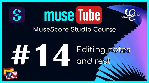 Editar notas en MuseScore