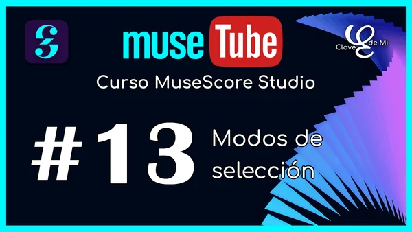 Modos de seleccion en MuseScore